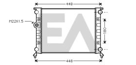 ElectroAuto 31R42002 - RADIADOR->APLICACION ORIGINAL LIGIE