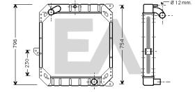 ElectroAuto 31R45006 - RADIADOR->APLICACION ORIGINAL MERCE