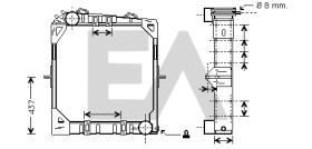 ElectroAuto 31R45010 - RADIADOR->APLICACION ORIGINAL MERCE