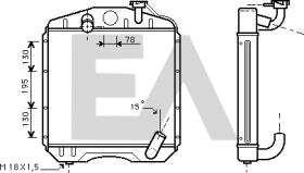 ElectroAuto 31R45013 - RADIADOR->APLICACION ORIGINAL MERCE