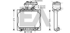 ElectroAuto 31R47005 - RADIADOR AGUA MAN