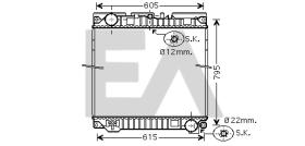 ElectroAuto 31R47016 - RADIADOR->APLICACION ORIGINAL MAN