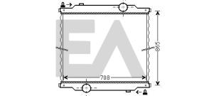 ElectroAuto 31R47019 - RADIADOR AGUA MAN