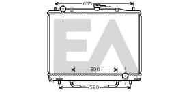 ElectroAuto 31R51081 - RADIADOR->APLICACION ORIGINAL MITSU