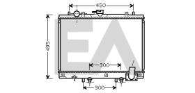 ElectroAuto 31R51097 - RADIADOR->APLICACION ORIGINAL MITSU