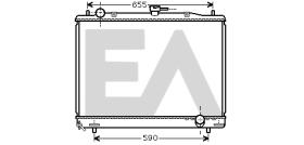 ElectroAuto 31R51098 - RADIADOR->APLICACION ORIGINAL MITSU