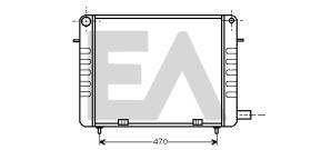 ElectroAuto 31R54066 - RADIADOR->APLICACION ORIGINAL OPEL