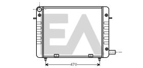 ElectroAuto 31R54071 - RADIADOR->APLICACION ORIGINAL OPEL