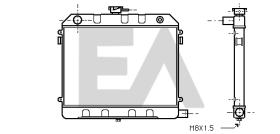 ElectroAuto 31R54077 - RADIADOR->APLICACION ORIGINAL OPEL