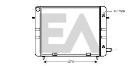 ElectroAuto 31R54084 - RADIADOR->APLICACION ORIGINAL OPEL