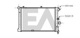 ElectroAuto 31R54086 - RADIADOR->APLICACION ORIGINAL OPEL