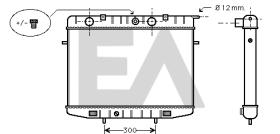 ElectroAuto 31R54087 - RADIADOR->APLICACION ORIGINAL OPEL