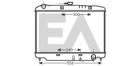 ElectroAuto 31R54088 - RADIADOR->APLICACION ORIGINAL ISUZU