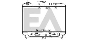 ElectroAuto 31R54089 - RADIADOR->APLICACION ORIGINAL ISUZU