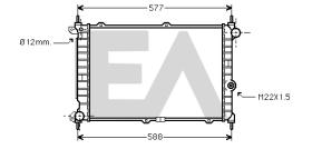 ElectroAuto 31R54091 - RADIADOR->APLICACION ORIGINAL OPEL