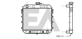 ElectroAuto 31R54096 - RADIADOR->APLICACION ORIGINAL OPEL