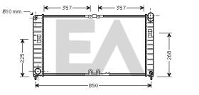 ElectroAuto 31R54110 - RADIADOR->APLICACION ORIGINAL OPEL