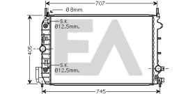 ElectroAuto 31R54209 - RADIADOR->APLICACION ORIGINAL FIAT