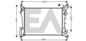 ElectroAuto 31R54212 - RADIADOR->APLICACION ORIGINAL OPEL