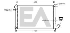 ElectroAuto 31R55037 - RADIADOR->APLICACION ORIGINAL PEUGE