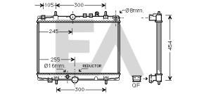 ElectroAuto 31R55041 - RADIADOR->APLICACION ORIGINAL CITRO