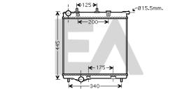 ElectroAuto 31R55048 - RADIADOR AGUA PEUGEOT