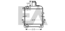 ElectroAuto 31R65020 - RADIADOR->APLICACION ORIGINAL STEYR