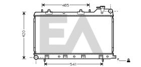 ElectroAuto 31R68021 - RADIADOR->APLICACION ORIGINAL SUBAR