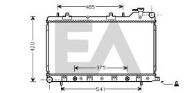 ElectroAuto 31R68022 - RADIADOR->APLICACION ORIGINAL SUBAR