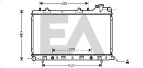 ElectroAuto 31R68025 - RADIADOR->APLICACION ORIGINAL SUBAR