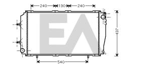 ElectroAuto 31R68028 - RADIADOR->APLICACION ORIGINAL SUBAR