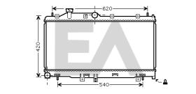 ElectroAuto 31R68033 - RADIADOR->APLICACION ORIGINAL SUBAR