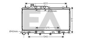 ElectroAuto 31R68037 - RADIADOR->APLICACION ORIGINAL SUBAR