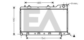 ElectroAuto 31R68039 - RADIADOR->APLICACION ORIGINAL SUBAR