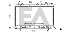 ElectroAuto 31R68040 - RADIADOR->APLICACION ORIGINAL ARO