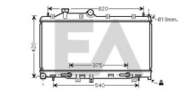 ElectroAuto 31R68041 - RADIADOR->APLICACION ORIGINAL SUBAR