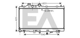 ElectroAuto 31R68042 - RADIADOR->APLICACION ORIGINAL SUBAR