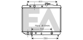 ElectroAuto 31R68043 - RADIADOR->APLICACION ORIGINAL SUBAR