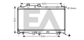 ElectroAuto 31R68045 - RADIADOR->APLICACION ORIGINAL SUBAR