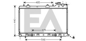 ElectroAuto 31R68046 - RADIADOR->APLICACION ORIGINAL SUBAR