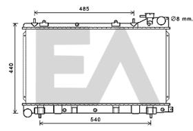 ElectroAuto 31R68047 - RADIADOR->APLICACION ORIGINAL SUBAR