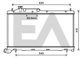 ElectroAuto 31R68048 - RADIADOR->APLICACION ORIGINAL SUBAR