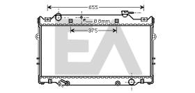 ElectroAuto 31R71155 - RADIADOR->APLICACION ORIGINAL TOYOT