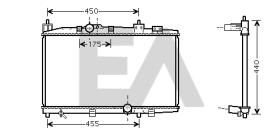 ElectroAuto 31R71163 - RADIADOR->APLICACION ORIGINAL TOYOT