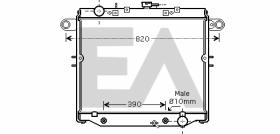 ElectroAuto 31R71169 - RADIADOR->APLICACION ORIGINAL LEXUS