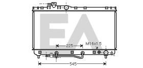 ElectroAuto 31R71295 - RADIADOR->APLICACION ORIGINAL TOYOT