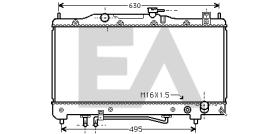 ElectroAuto 31R71297 - RADIADOR->APLICACION ORIGINAL TOYOT