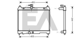 ElectroAuto 31R71298 - RADIADOR->APLICACION ORIGINAL TOYOT