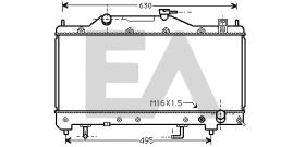 ElectroAuto 31R71299 - RADIADOR->APLICACION ORIGINAL TOYOT