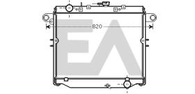 ElectroAuto 31R71308 - RADIADOR->APLICACION ORIGINAL TOYOT